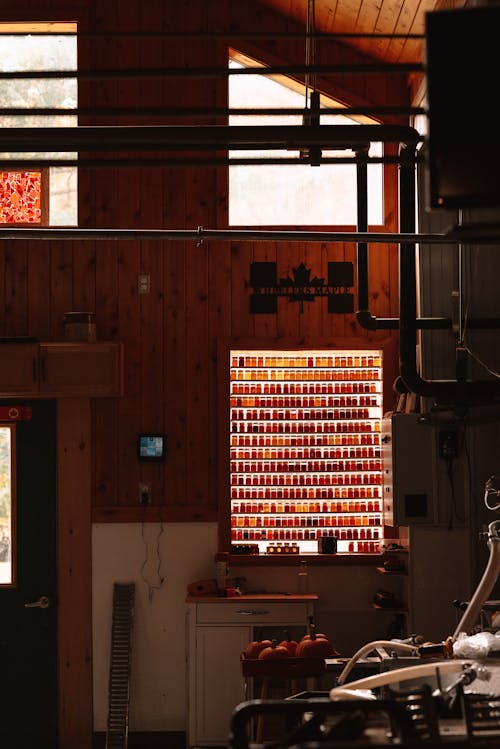 Jars of Maple Syrup