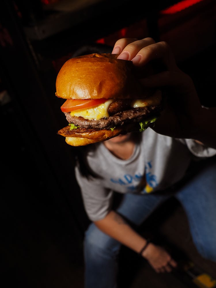 Big Burger In Hand