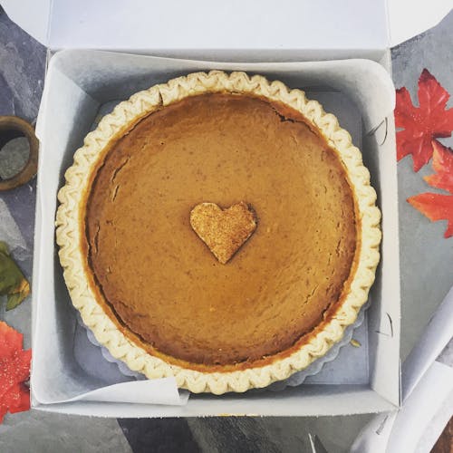 Free stock photo of dessert, heart, pie