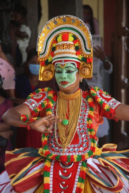 Sarath Raj Dancer in Traditional Clothing · Free Stock Photo