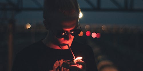 Free stock photo of cigarette, dark, lights