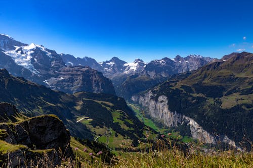 Mountains in Lauterbrunnen, Switzerland