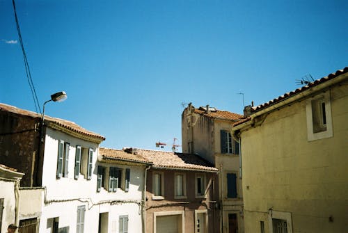 Old Houses Roof and Exterior Windows Photo