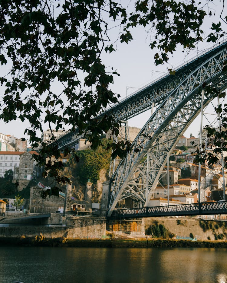 Double Deck Suspension Bridge Photo