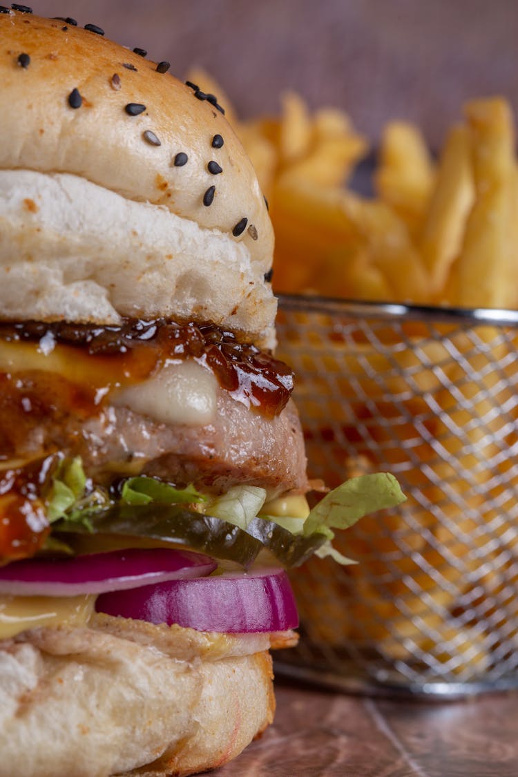 Cheeseburger And French Fries