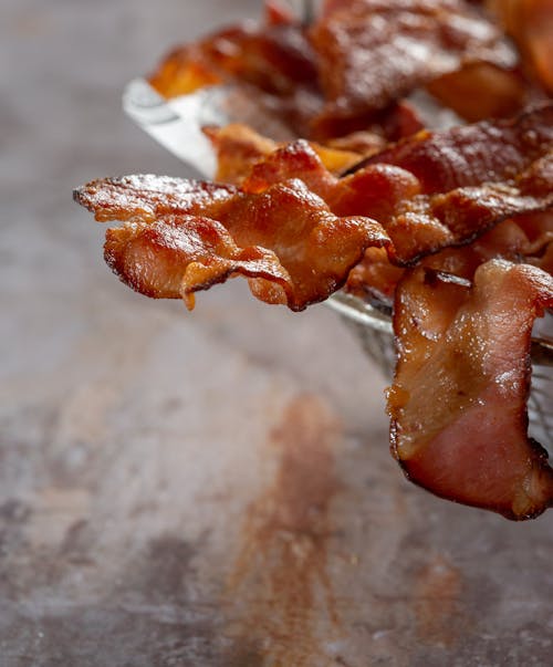 A Close-Up Shot of Delicious Bacon