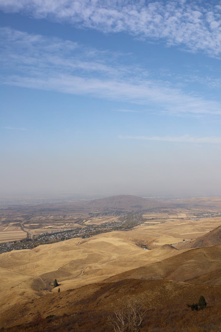 Barren Desert Landscape