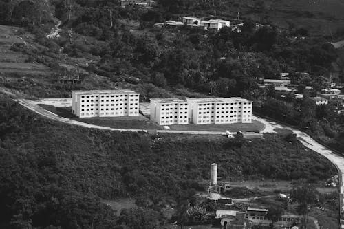 Kostenloses Stock Foto zu architektur, außen, drohne erschossen