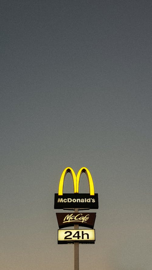 Photos gratuites de affichage, fast food, mccafe