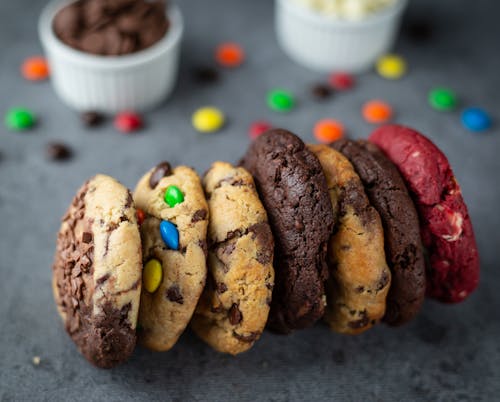 Free Close-Up Photo of Assorted Cookies Stock Photo
