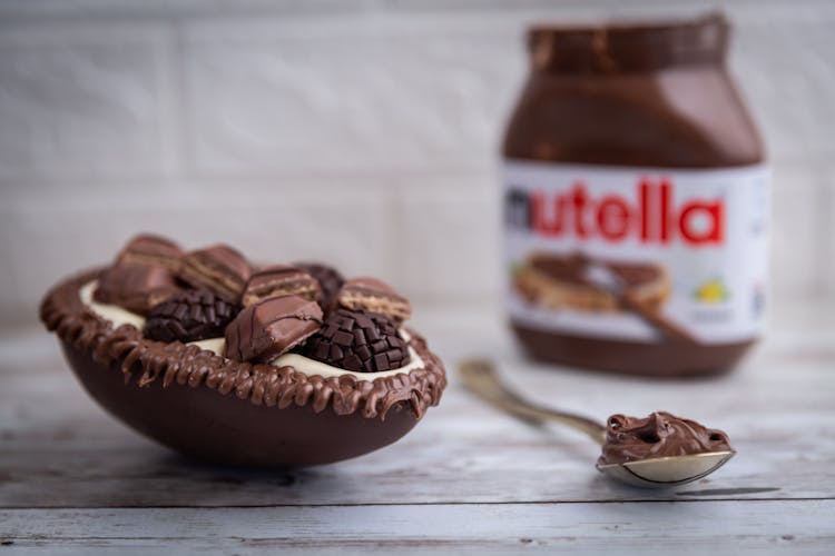 Chocolate Egg With Nutella