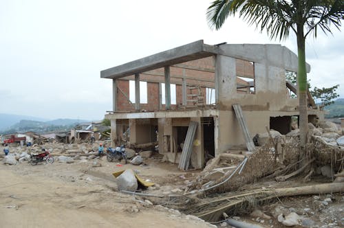 Abandoned Building in Village