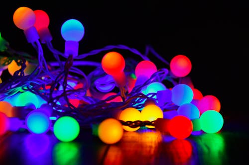 Free Multicolored Link Light Decor Stock Photo