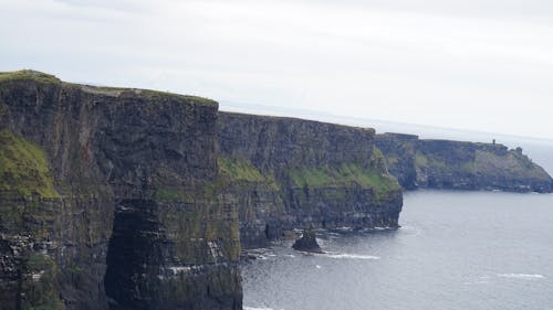 Free stock photo of cliff, green, ireland