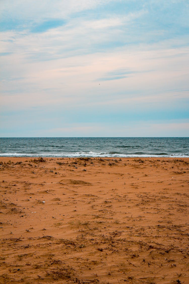 Brown Sand On A Beach Island