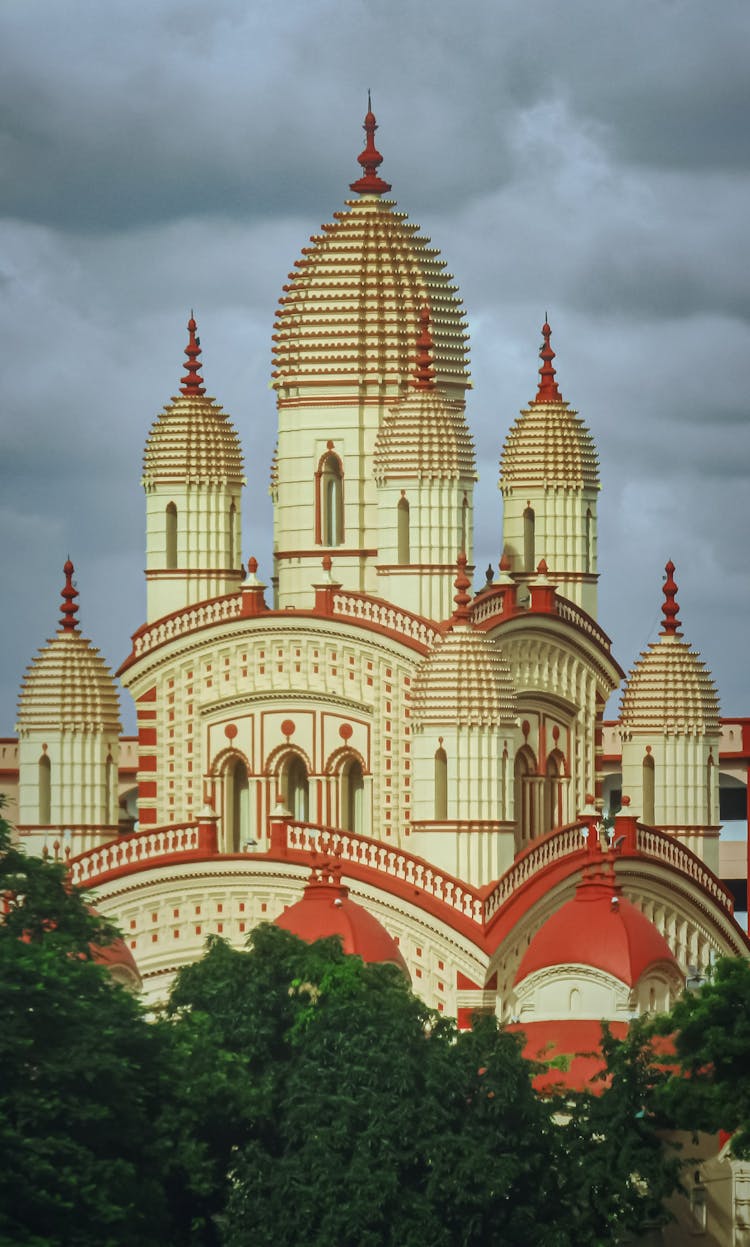 Cathedral On Blue Sky Background