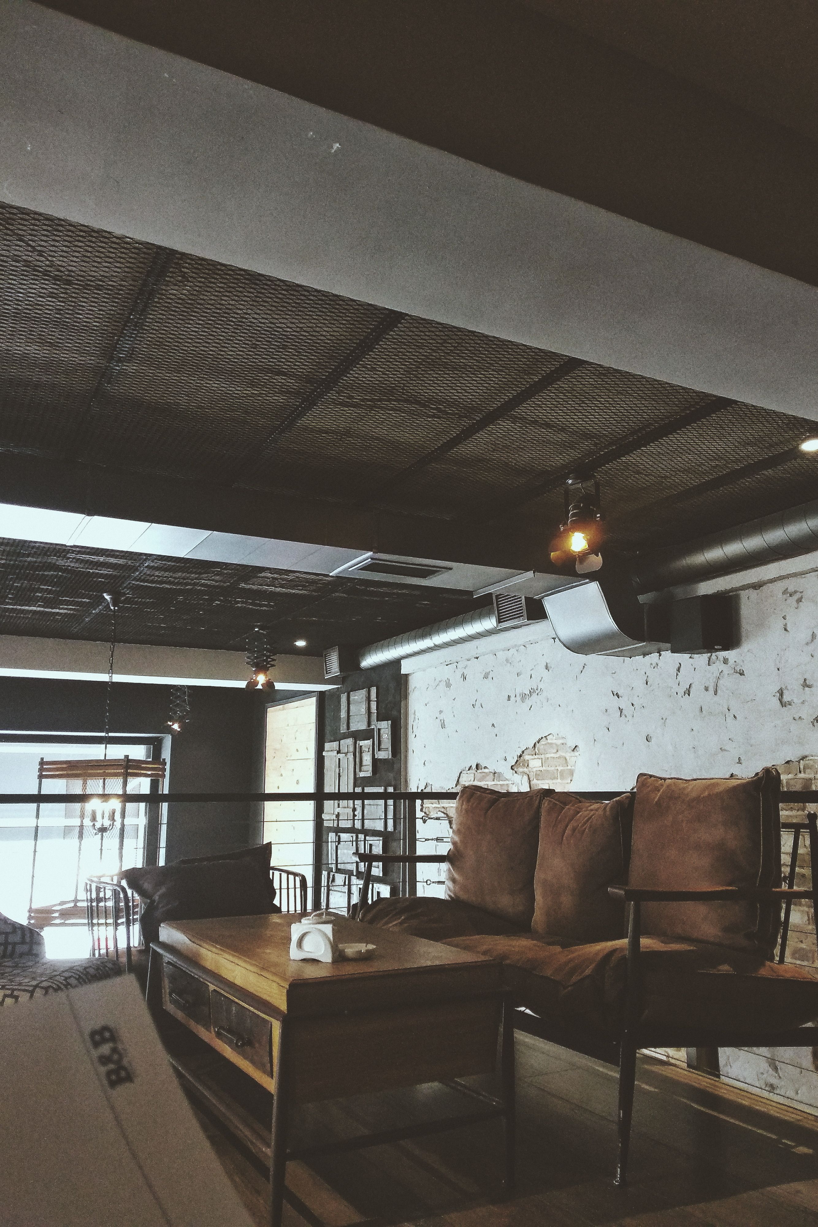 Modern Cafe Interior Free Stock Photo