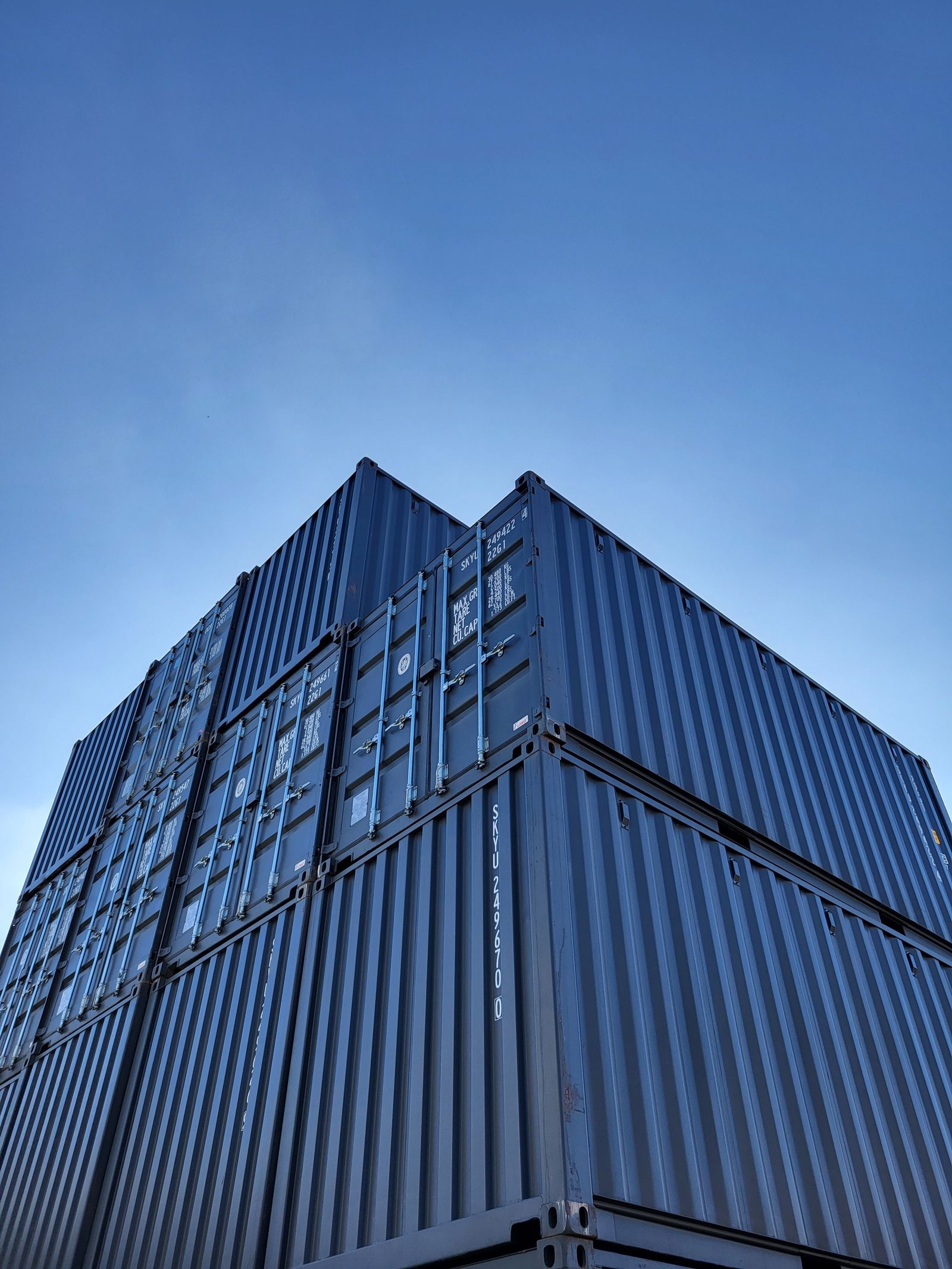 Containers maritimes pour le stockage