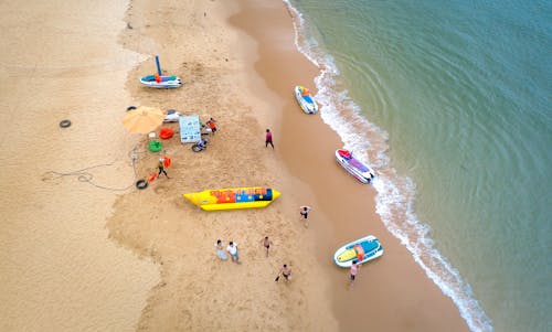 Foto stok gratis laut, manusia, pantai