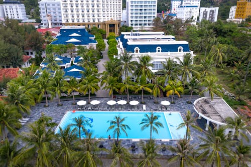 Swimming Pool in Luxury Summer Resort