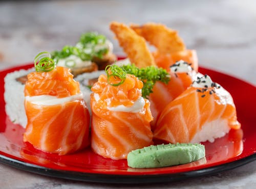 Foto profissional grátis de bruto, comida japonesa, cozinha asiática