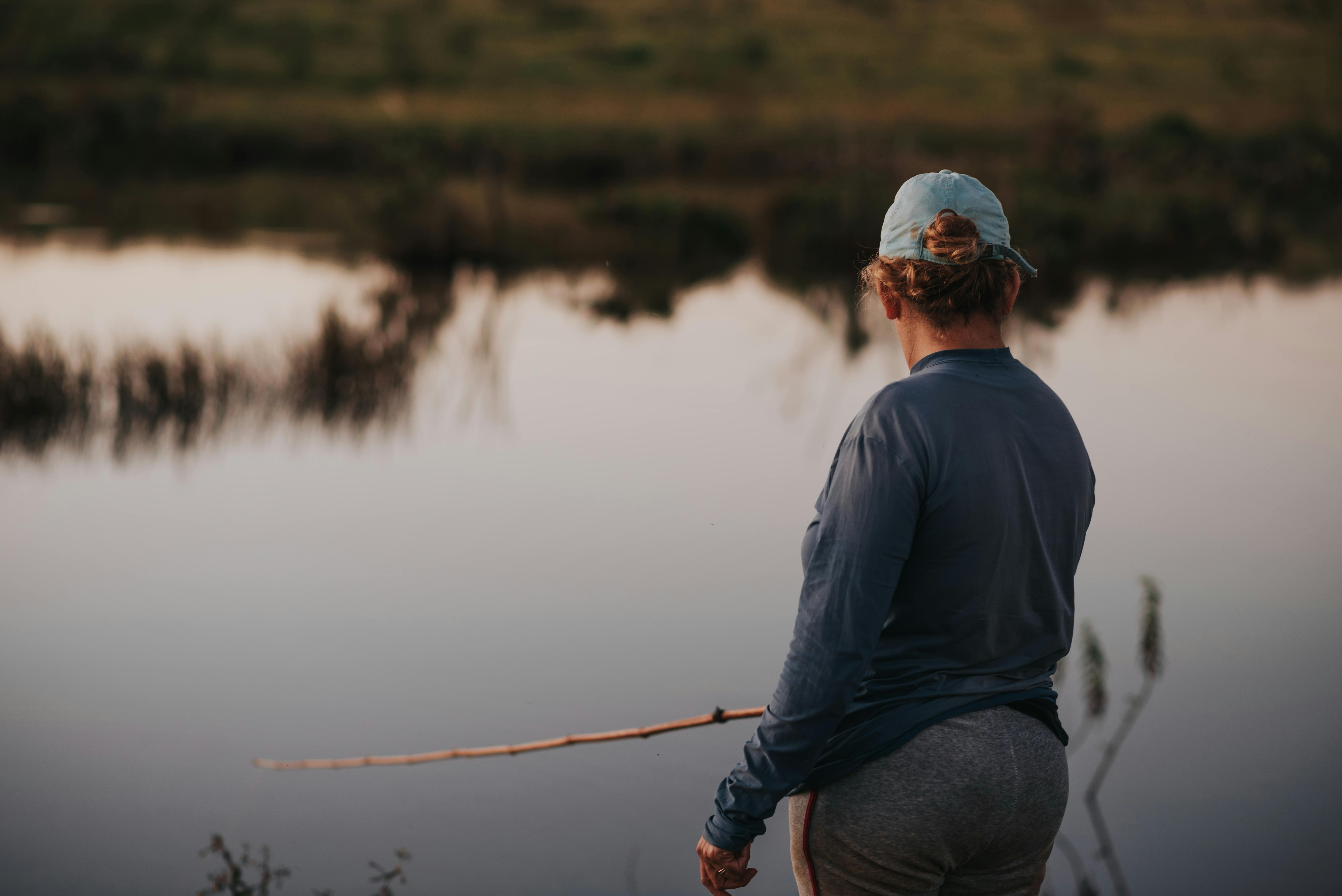 Photo of Woman Fishing · Free Stock Photo