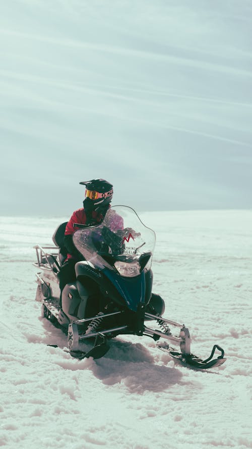 Person on Snowmobile
