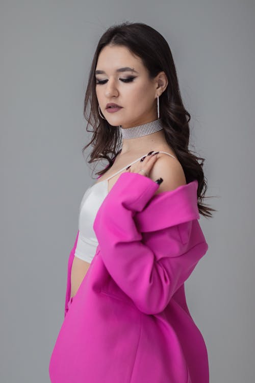 Fotos de stock gratuitas de bonita, bonito, chaqueta rosa