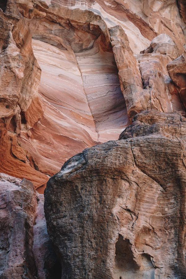 Detail of a weathered sandstone formation — photo by esrageziyor on Pexels