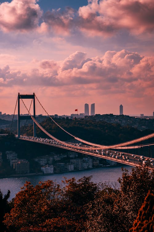 7 月 15 日殉教者橋, イスタンブール, インフラの無料の写真素材