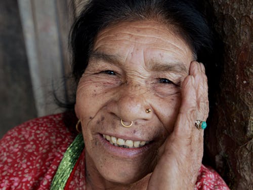 Portrait of a Woman Smiling 