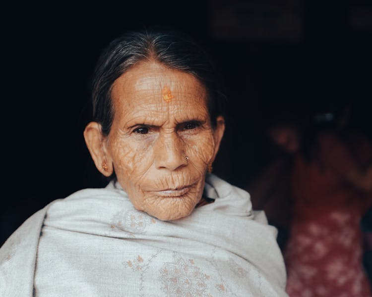 Portrait Of An Elderly Woman