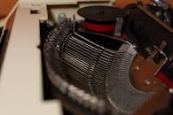 Close-Up Photo of a Vintage Typewriter
