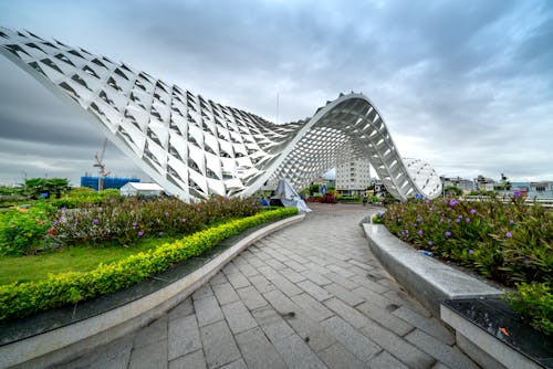 Free A Pavilion in a City  Stock Photo