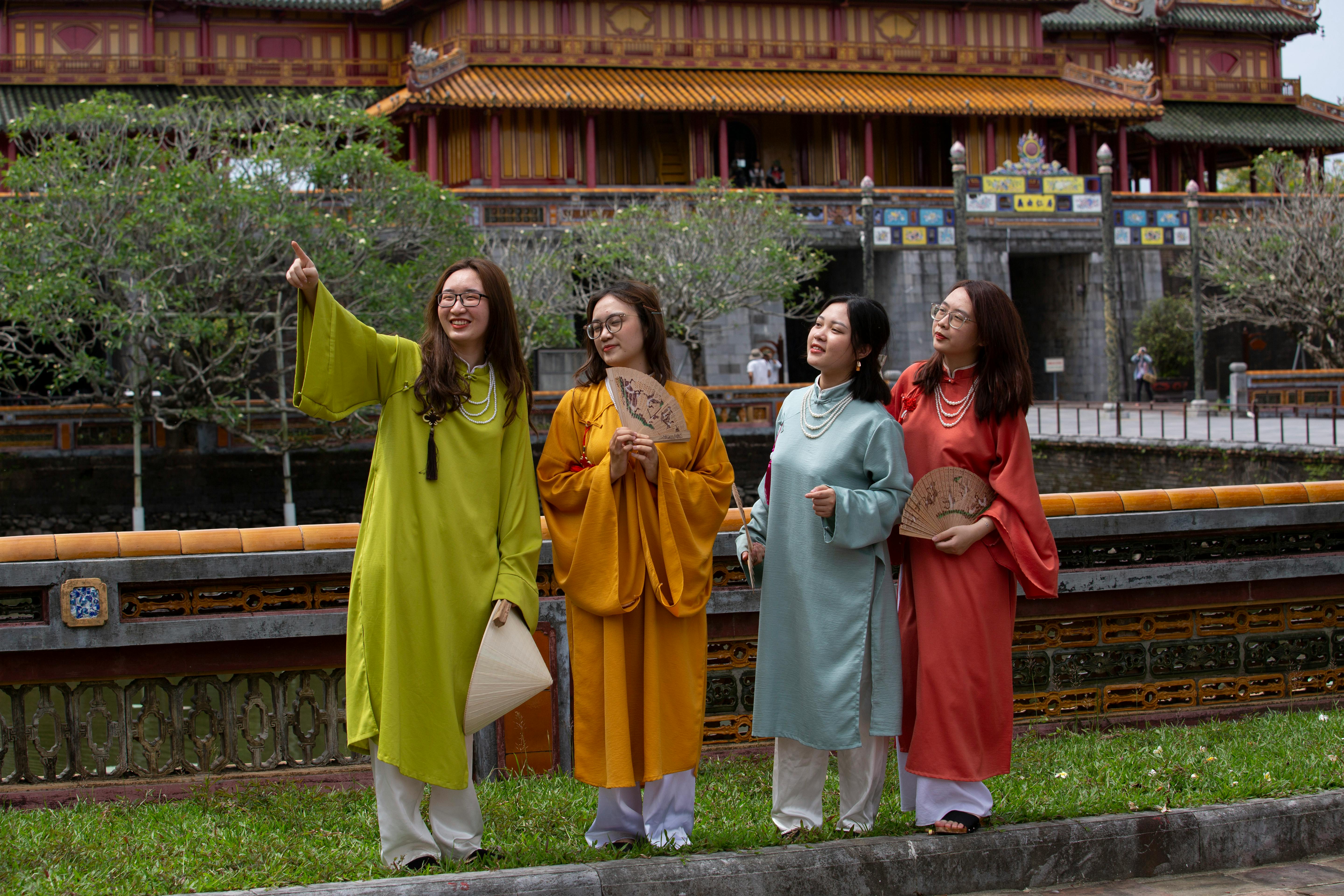 Solo female travelers exploring Vietnam