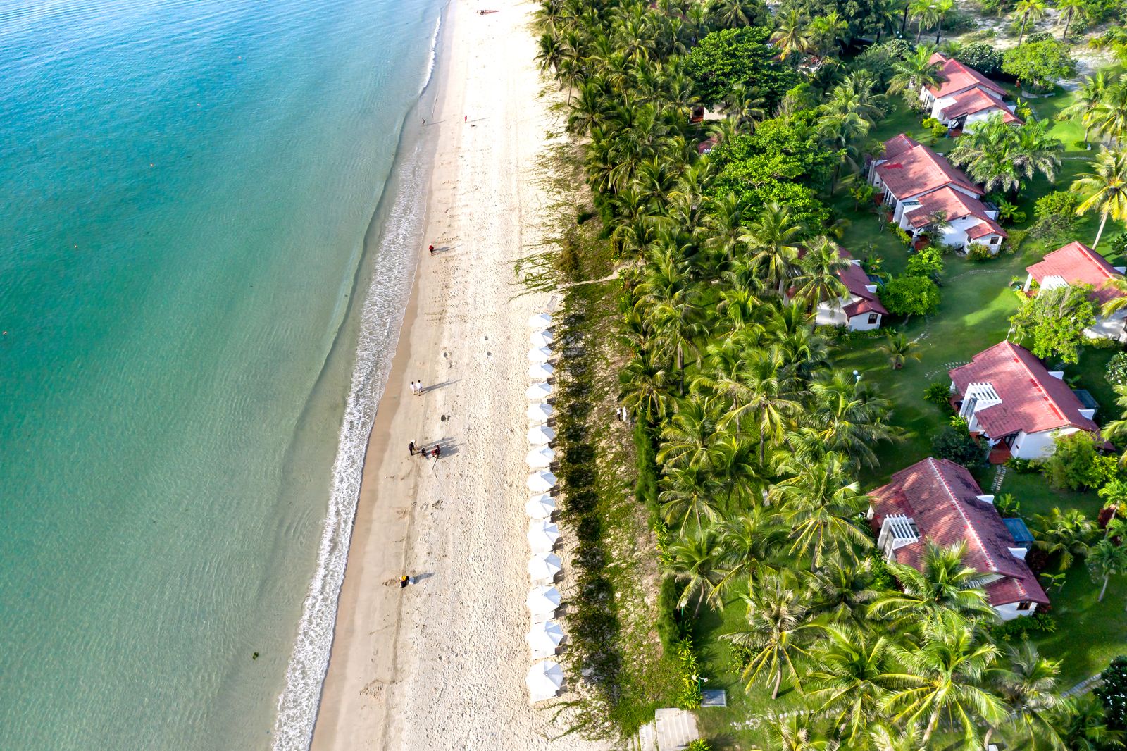 Pink Gin Beach from above