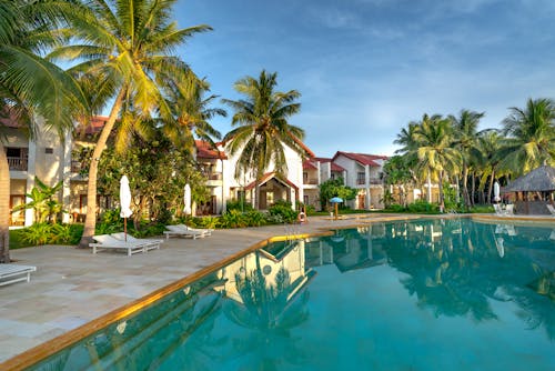 Poolside at Hotel on Tropical Resort