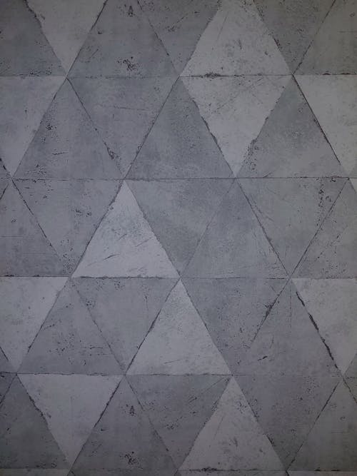 Gray Geometric Pattern Dirty Wall Photo