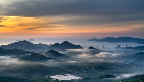 Majestic Mountains at Dawn