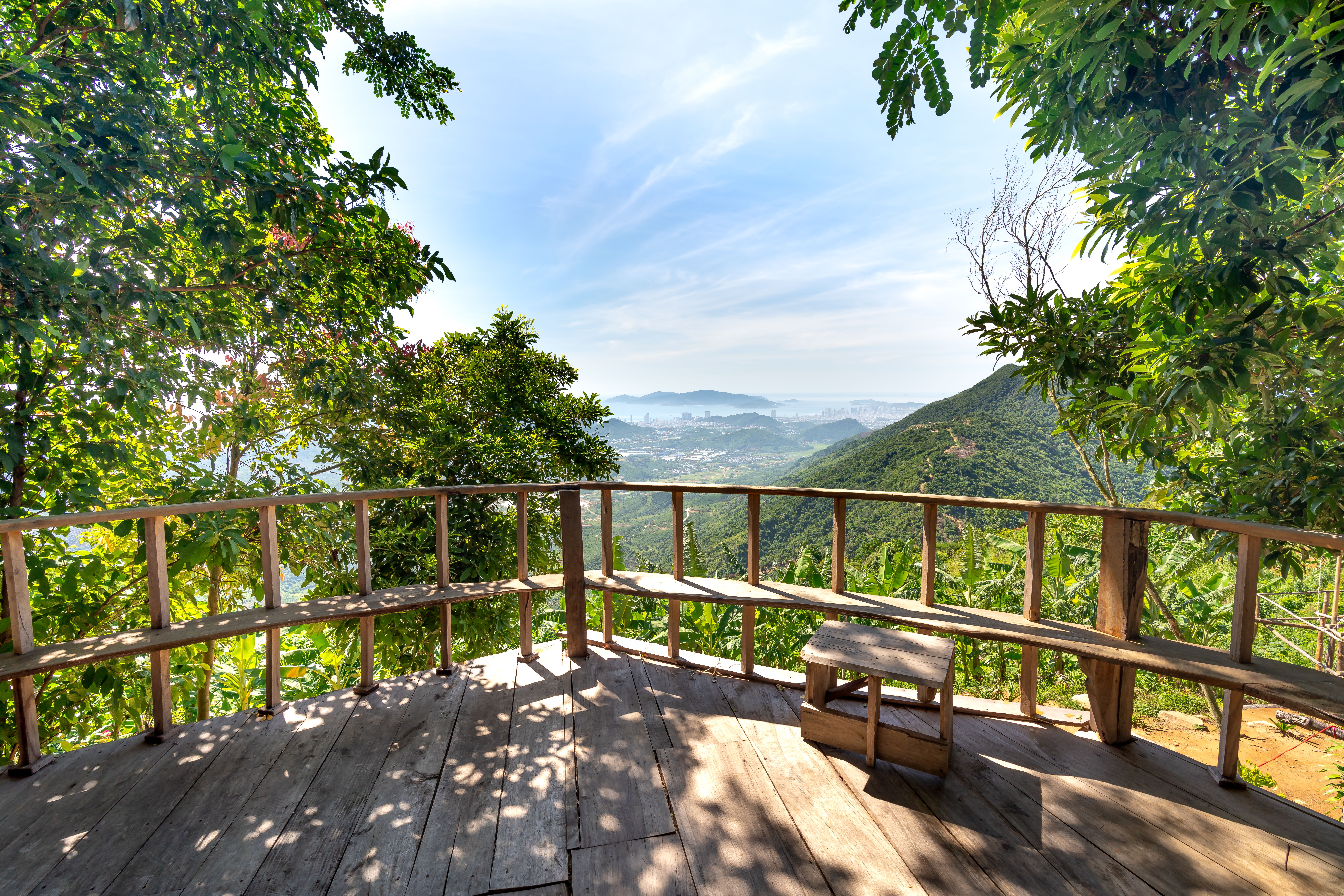Photos gratuites de arbres, balcon, balcons