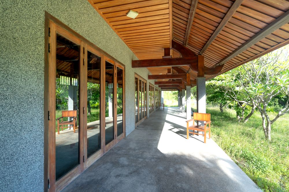 Überdachte Terrasse