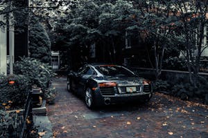 Photo of Audi Parked near Trees