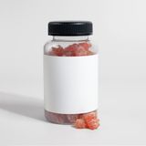 Gummy supplement jar, front view — photo by Supplements On Demand on Pexels