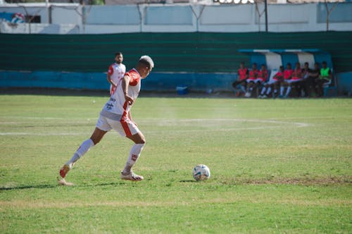 Photo of Man Playing Soccer
