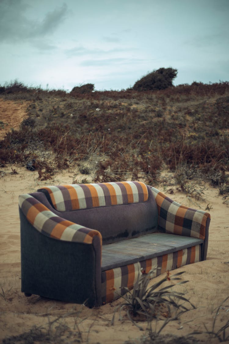 Junk Sofa On Remote Area