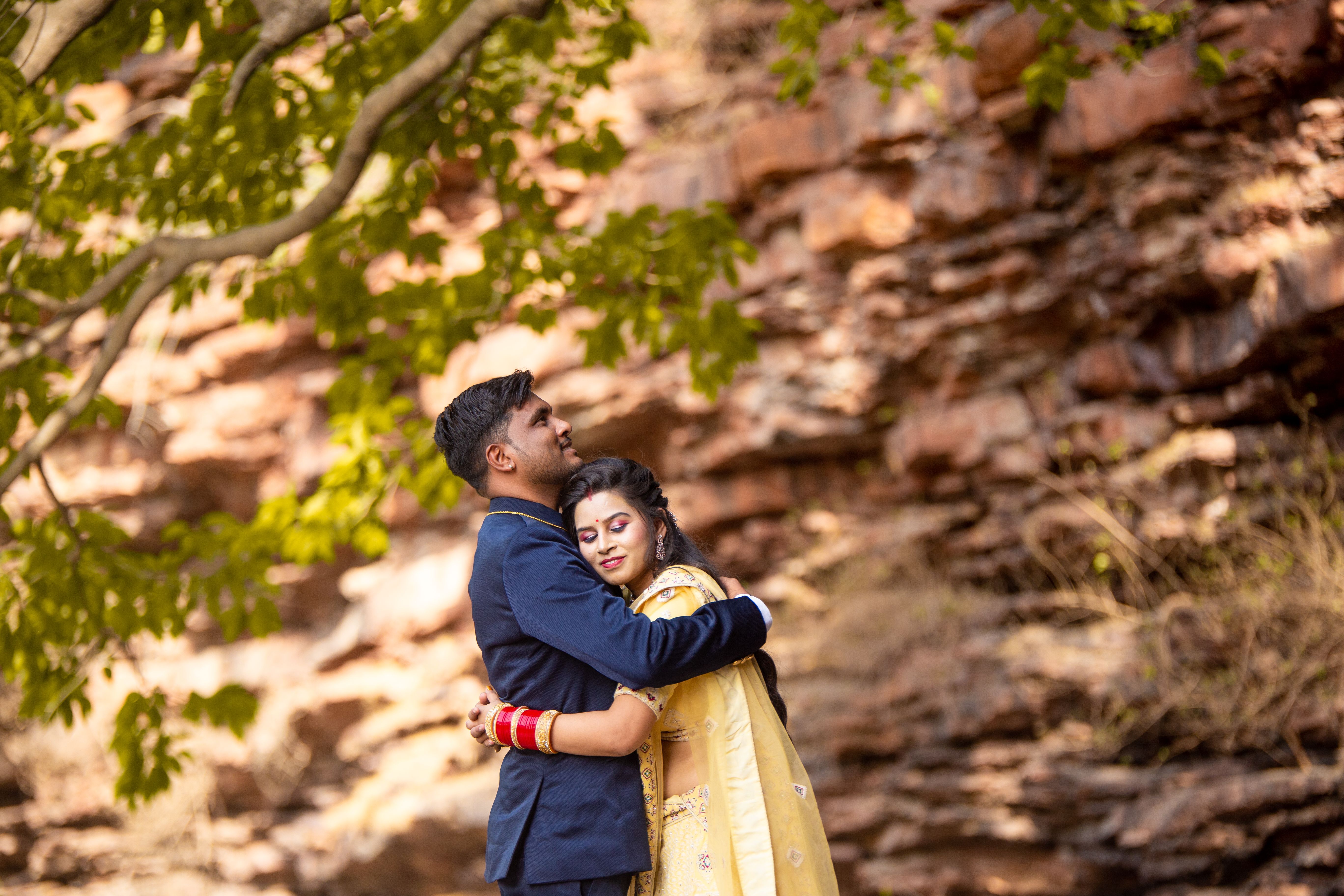 Young Couple in Traditional Wedding Clothing · Free Stock Photo