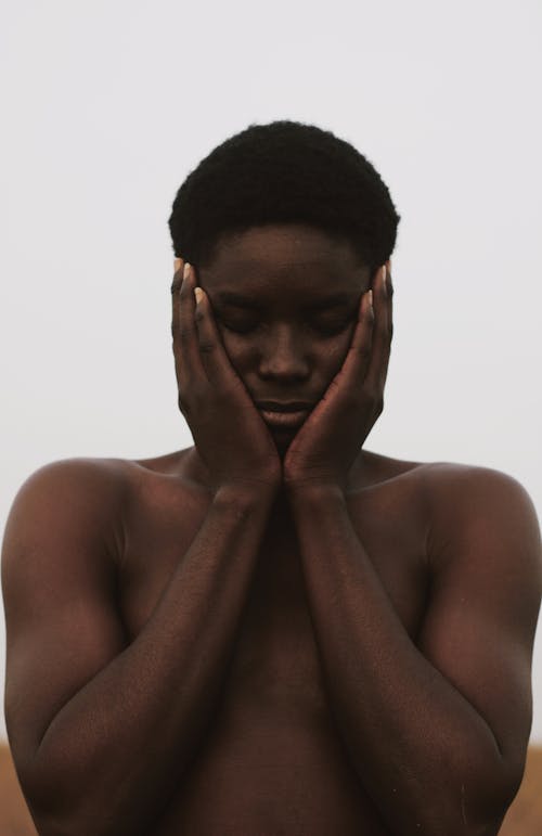 Kostnadsfri bild av afrikansk kille, afro, bar överkropp