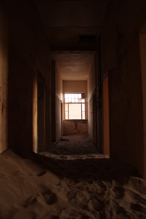 Free Abandoned House Creepy Hallway Stock Photo
