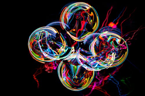 Immagine gratuita di arcobaleno, astratto, bolle