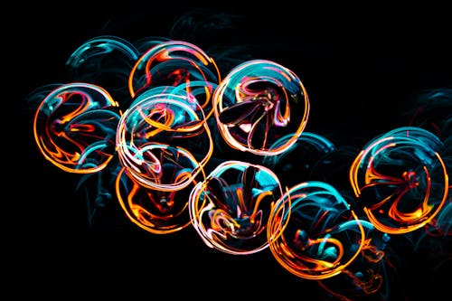 Colorful Glass Bubbles 